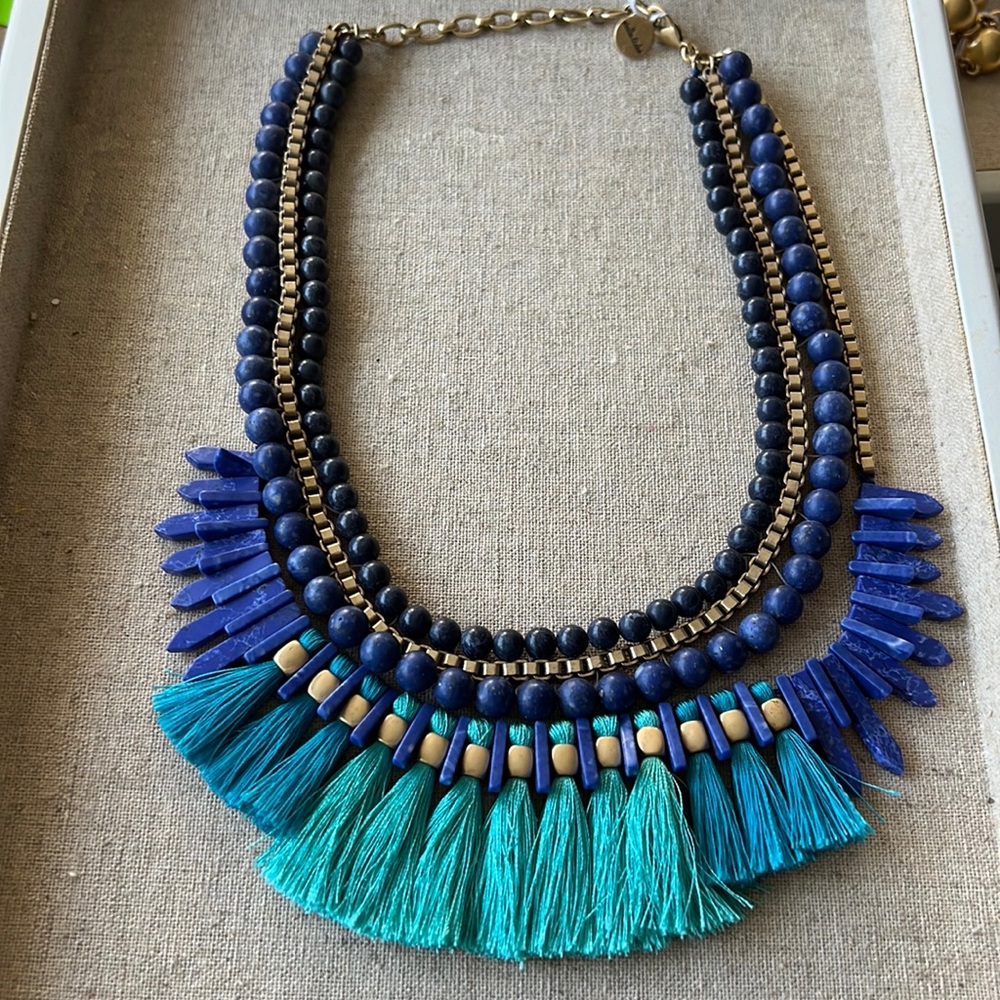 Stella & Dot Tresse statement necklace